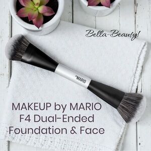 MAKEUP by MARIO F4
F4 DUAL-ENDED FOUNDATION AND FACE BRUSH   ~NEW~